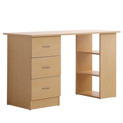 bureau computertafel kastje met lades kantoortafel werktafel 2 kleuren