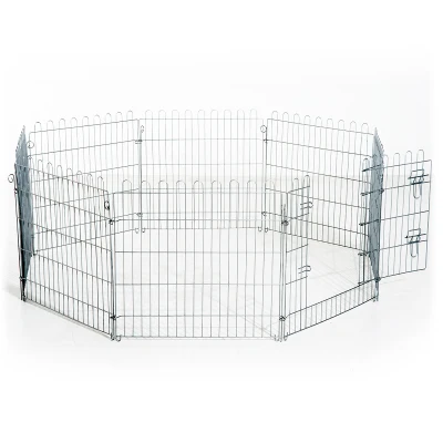 PawHut ren puppy-uitloop box puppyraster 8-delig | Aosom.de