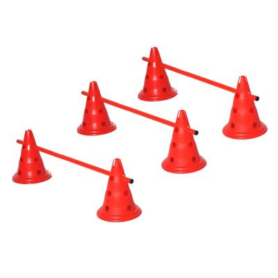 Hondentraining behendigheid 6 kegelhorden 3 hordenstokken steekhordenset