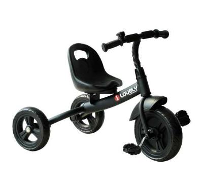 HOMCOM Toddler Three Wheel Plastic Tricycle Bike Black