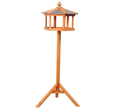 Pawhut Wooden Bird Table Feeder Station