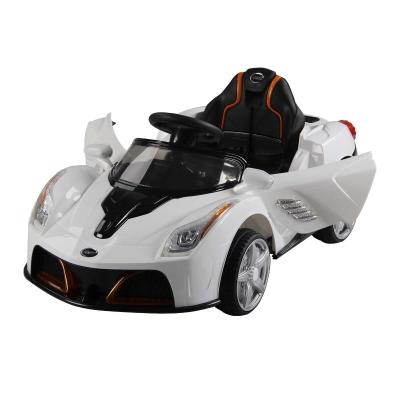 HOMCOM Kids Electric Ride On Sports Car W /Music, 6V, Remote control-White