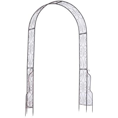 Outsunny 7.5ft Garden Arch Arbor Decorative Climbing Plants Lawn Wedding