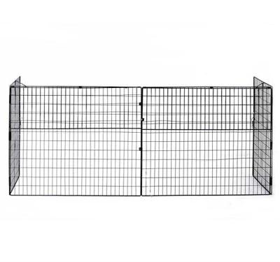 HOMCOM Extendable Fireguard Screen-Black