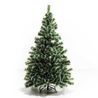 HOMCOM Artificial Christmas Tree Indoor Christmas Tree Artificial Decoration Xmas Gift with Metal Stand 416 Tips 1.5M - Green
