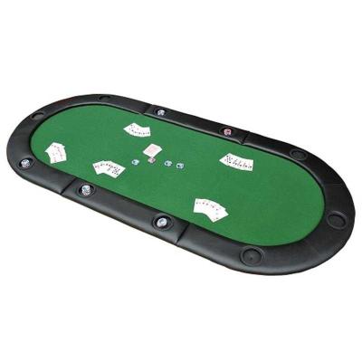 HOMCOM 200x90 cm Classic Folding Poker Table W/Carry Bag