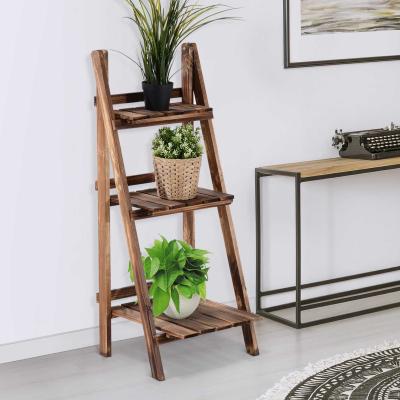 Outsunny Flower Stand, 40Lx37Wx93H cm, Wood