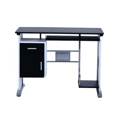 HOMCOM 100Lx52Wx75H cm Computer Workstation-Black