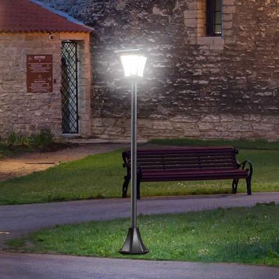 Outsunny Solar Powered Lamp Post, IP44, 18Lx18Wx160H cm-Black