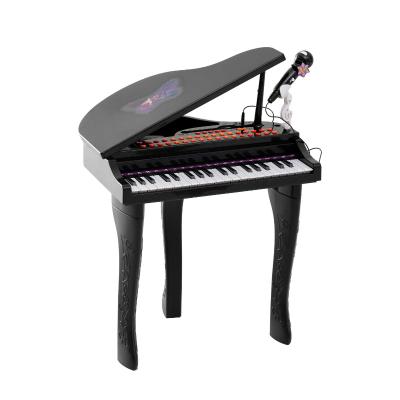 HOMCOM Mini Electronic Piano W/Stool-Black