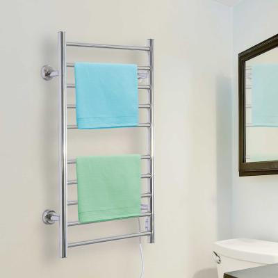 HOMCOM 53Wx10.5Dx87H cm Electric Heated Towel Rail-Silver