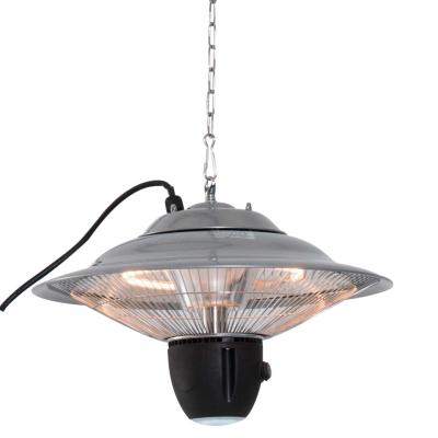 Outsunny Hanging Halogen Patio Heater 1500W, Auminium, 240V-Silver