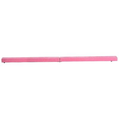 HOMCOM Balance Beam Trainer, 2.1 m-Pink