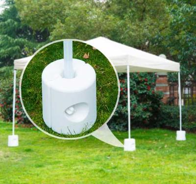 Outsunny Tent Weight Base, 4pcs Plastic Anchor Weights-White