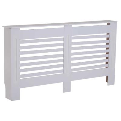 HOMCOM 172L x 19W x 81H cm MDF Radiator Cover-White