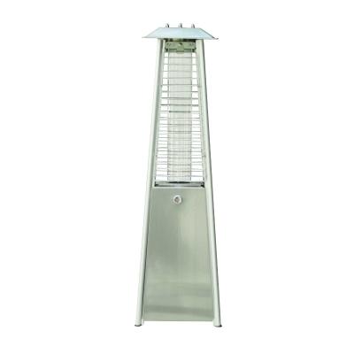 Outsunny Pyramid Patio Heater, 25Lx25Wx87H cm-Stainless Steel