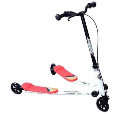 HOMCOM Kids 3 Wheels Speeder Scooter-Red