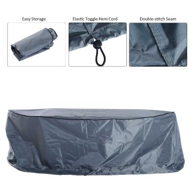 Outsunny 235Lx135Wx94H cm 2-3 Seater Sofa Waterproof Furniture Cover-Grey