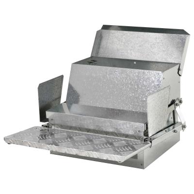 PawHut Galvanised Steel Anti-Slip Automatic Chicken Feeder