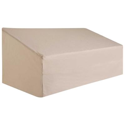Outsunny Waterproof Furniture Cover For 3 Seat Rattan Sofa, 600D Oxford Cloth, 218Lx111Wx101H cm-Beige/Coffee