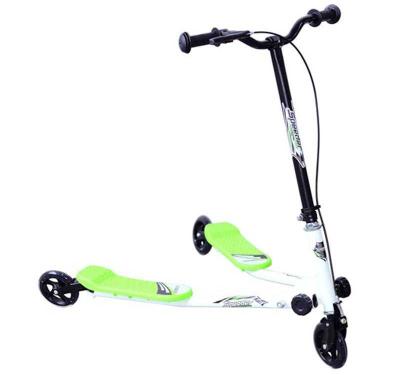 HOMCOM Kids 3 Wheels Speeder Scooter-Green