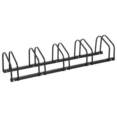 HOMCOM Bike Rack Bicycle Stand Bike Parking Rack, 130Lx33Wx27H cm, Steel-Black