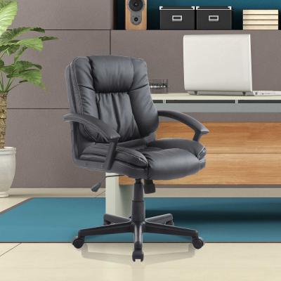 HOMCOM PU Leather Executive Office Chair-Brown