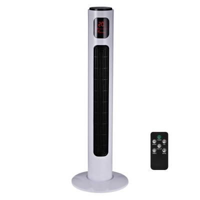HOMCOM Fan Tower, φ32x96H cm-White