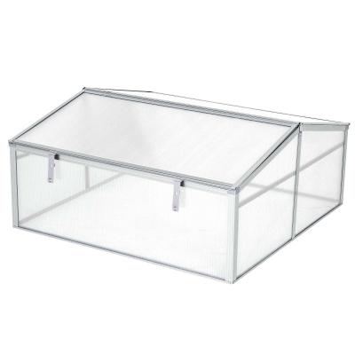 Outsunny 100L x 100W cm 100cm PC Board Greenhouse-Transparent