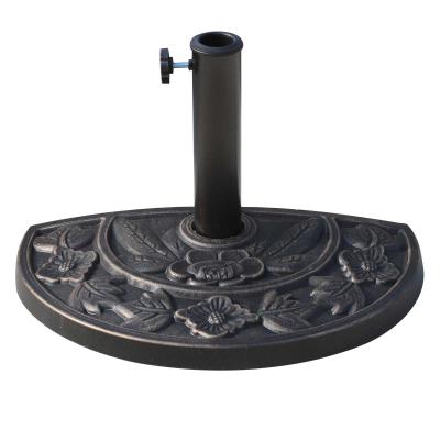 Outsunny Heavy Duty Parasol Umbrella Base, Resin-Bronze Colour