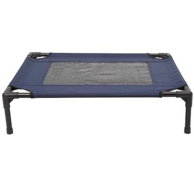 Pawhut Portable Pets Elevated Raised Cot Bed-Blue