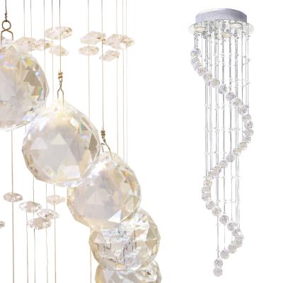 HOMCOM Crystal Chandelier, 35 Φ 40 mm balls and 160 Octagons