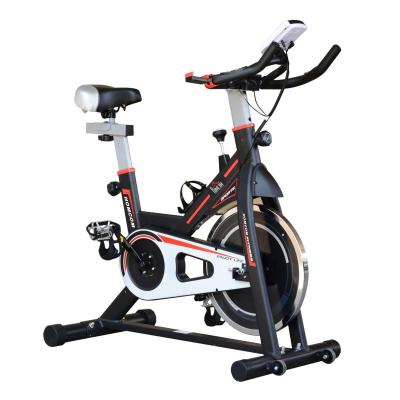 HOMCOM 8kg Flywheel Exercise Bike Racing Bicycle Home Fitness Trainer with LCD Display Adjustable Resistance - Black