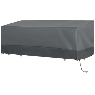 Outsunny 190x72cm Outdoor Garden Rattan Furniture Protective Cover Water UV Resistant