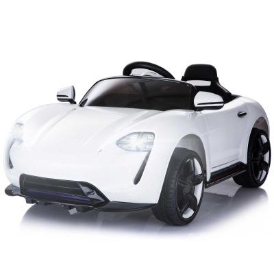 Kinderauto met afstandsbediening elektrische auto kindervoertuig kinderwagen wit