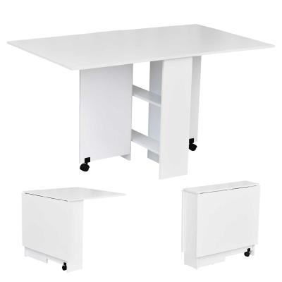 mobiele tafel bureau klaptafel bijzettafel planken hout