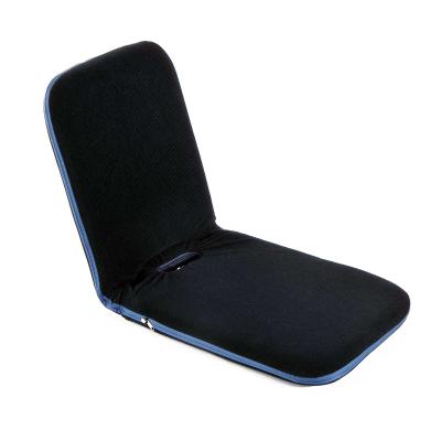 HOMCOM Steel Foldable Floor Backrest Chair Blue
