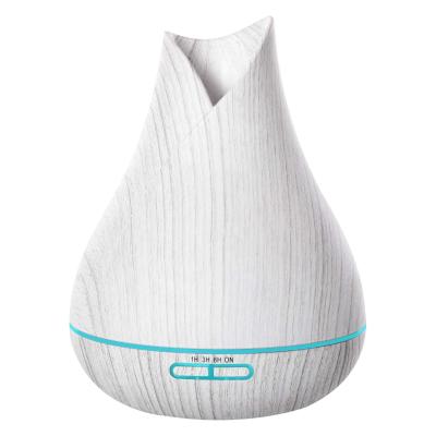 HOMCOM 300ml USB Oil Diffuser & Water Humidifier w/ 7 Lights Timer Auto Shutdown White