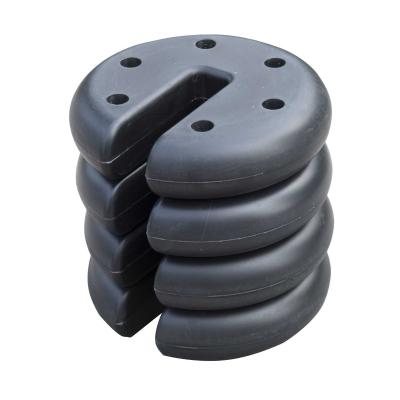Outsunny Tent Weight Base, 4 pcs Anchor Weights-Black