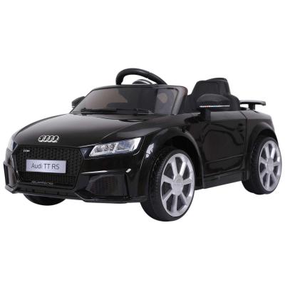 HOMCOM Kids Licensed Audi TT Ride-On Car 6V Battery w/ Remote Suspension Headlights and MP3 Player 2.5-5km/h Black