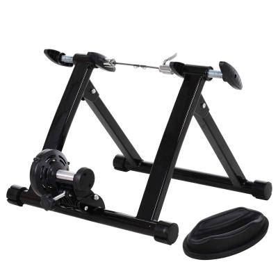 HOMCOM Foldable Indoor Bike Turbo Trainer-Black