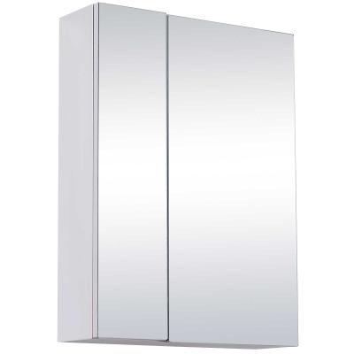 HOMCOM Stainless Steel Bathroom Mirror Cabinet, 59x43x16 cm