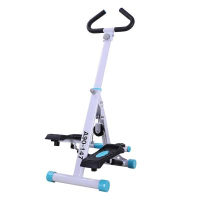 HOMCOM Steel Ergonomic Home Stepper w/ LCD Monitor Grey