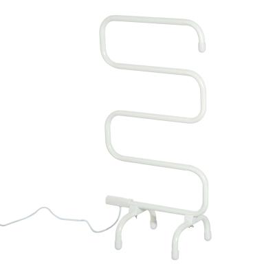 HOMCOM Electric Heated Towel Rail-Cream White