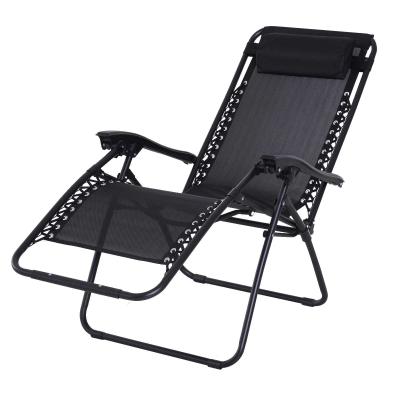Outsunny Zero Gravity Chair Adjustable Patio Lounge Chair Reclining Seat Outdoor Patio