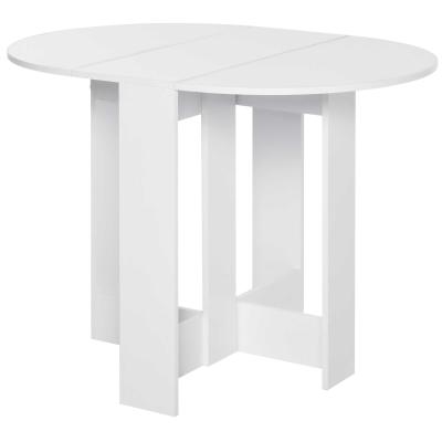 HOMCOM Folding Drop Leaf Dining Table Foldable Bar Table for Small Kitchen