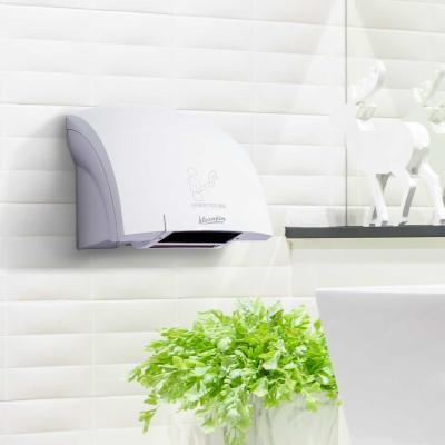 kleankin® Händetrockner Automatisch Handtrockner Wandmontage 2000 W ABS Weiß 24 x 24 x 23 cm