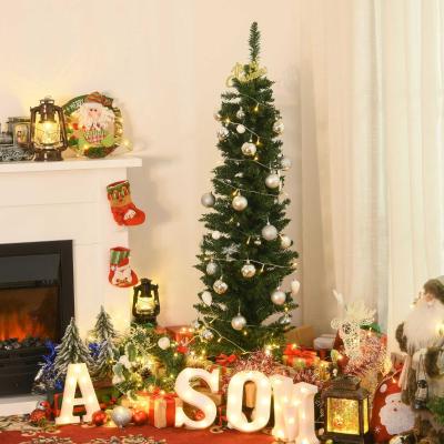 HOMCOM® Künstlicher Weihnachtsbaum 1,5 m Christbaum Tannenbaum 294 Äste PVC Grün