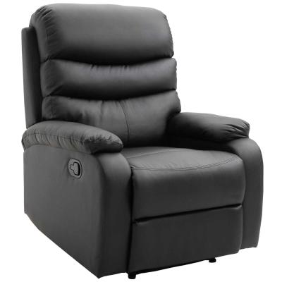 HOMCOM® Relaxsessel mit Liegefunktion | Fernsehsessel | Schwarz | 82 x 97 x 100 cm