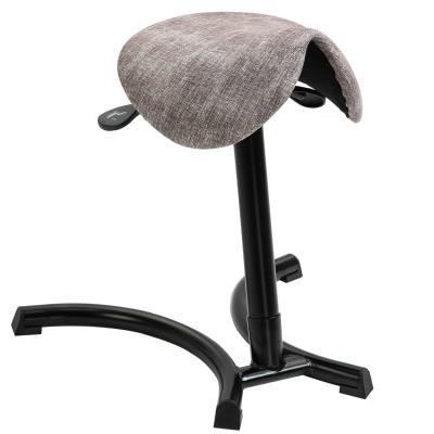 HOMCOM® Sattelhocker Bürohocker Khaki